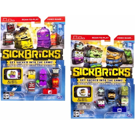- Sick Bricks, 10 Character Pack, Monsters vs. City/Space vs. Ninja