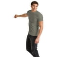 thumbnail image 3 of Hanes Men's & Big & Tall Men's Triblend Lightweight Crewneck Tee Shirt, Sizes S-4XLT, 3 of 7