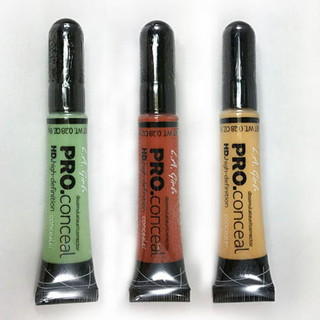 L.A. Girl HD.high-definition concealer Green , Orange, and Yellow Corrector 3 pec