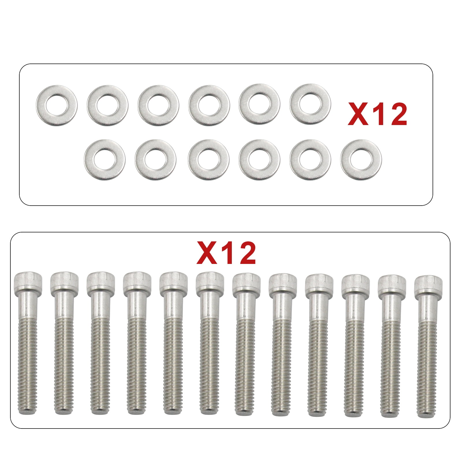 Generic SB INTAKE MANIOLD BOLTS STAINLESS STEEL KIT Replacement Or