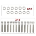 thumbnail image 4 of Bolts,302 5.0l 351w Kit 289 302 Sbf Intake 5.0l 351w Block Stainless Steel Kit Silver Huiop Intake Bolt Intake Bolt Kit Siuke Buzhi Block Sbf, 4 of 6