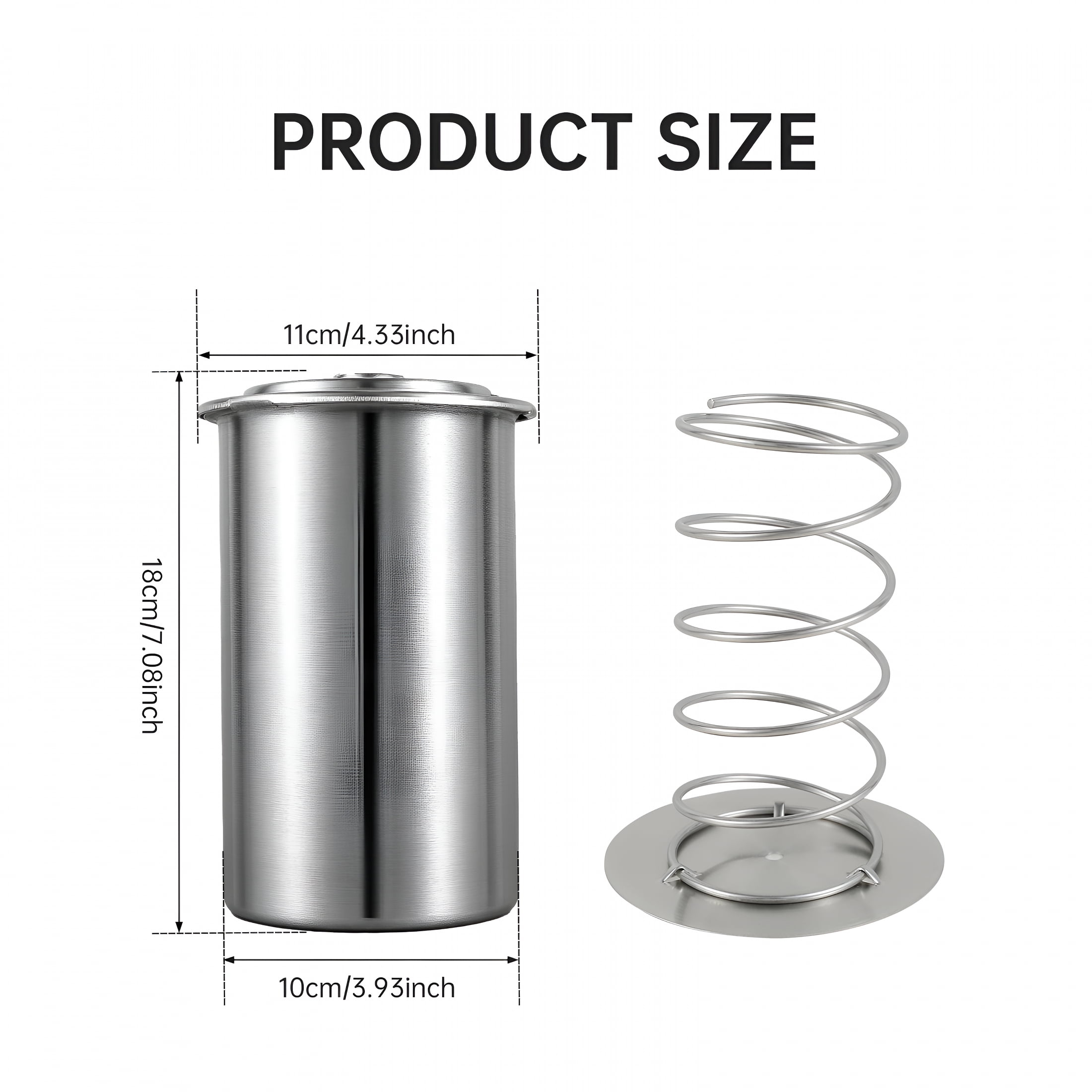 ACDANC Ham Maker Stainless Steel Meat Press - Ham Press with Thermometer Meat Press Tool for Making Deli Meat Homemade Lunch Meat Maker Bacon Meat Pressure Cookers Deli Meat Press