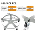 thumbnail image 3 of EastVita 2 Pack 55 Gallon Drum Dolly,Heavy Duty Plant Caddy with Wheels Up to 1250LBS Load Capacity,Plant Dolly with 5 Wheels, 3 of 6