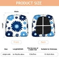 thumbnail image 3 of Blue Pioneer Flower Seat Covers for Dining Room Chairs Set Of 4,Stretch Printed Washable Chair Seat Cover with Elastic Ties and Button,Removable Waterproof Couch Cushion Covers, 3 of 6