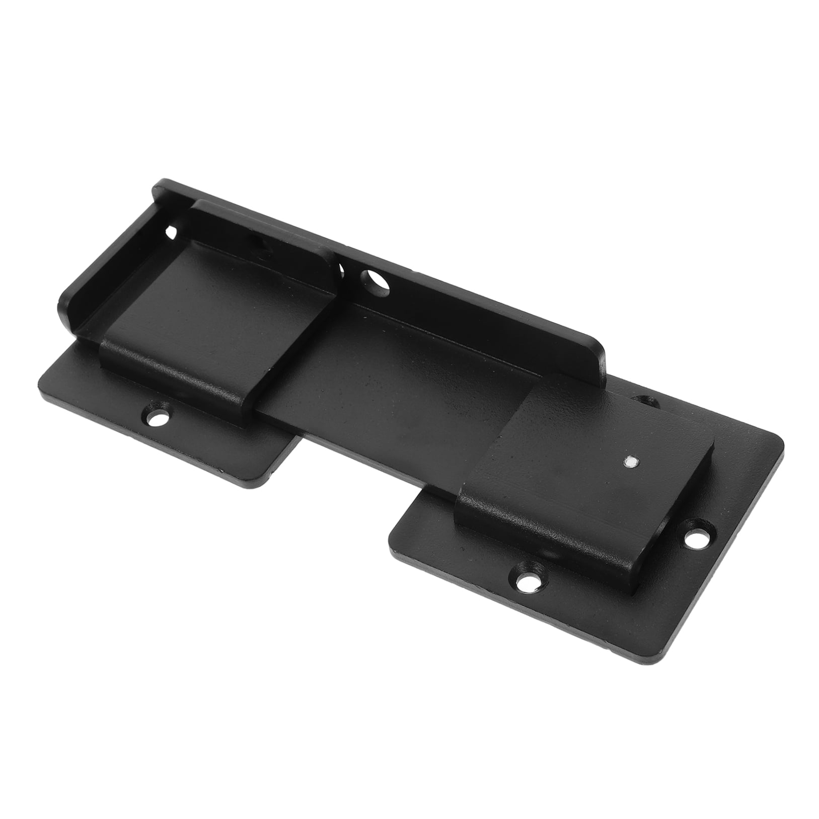 HONMEET Black Aluminum Alloy Gate Latch Lock for Outdoor Wooden Fence, 1 Piece Hardware Accessory