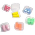 thumbnail image 2 of 8 pares de tapones para los oídos, tapones para los oídos para dormir, tapones para los oídos de espuma suave, espuma con cancelación de ruido para protección auditiva, sueño, trabajo, estudio, color JAMW Sencillez, 2 of 5
