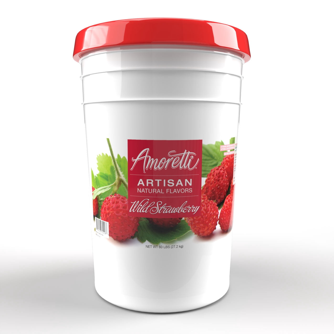 Amoretti - Natural Wild Strawberry Artisan Flavor Paste 8 oz - Use In Pastry, Savory, Brewing & Ice Cream Applications, Preservative Free, Gluten Free, No Artificial Sweeteners, Highly Concentrated