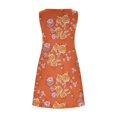 thumbnail image 3 of Vestido estilo suéter estampado sin mangas con cuello redondo para mujer OAVQHLG3B Store  lin121212, 3 of 4