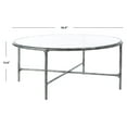 thumbnail image 3 of SAFAVIEH Couture Jessa Glam Round Metal Coffee Table, Silver, 3 of 5