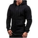 thumbnail image 1 of Cárdigan para hombre, nueva moda, suéter con capucha y cremallera que combina con todo, cárdigan de Color sólido Odeerbi ODB-3, 1 of 3