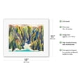thumbnail image 2 of Koolau Cove - Oahu Hawaii - Koolau Mountain Range - From an Original Hawaii Watercolor Painting by Peggy Chun - Fine Art Rolled Canvas Print 11in x 14in, 2 of 4