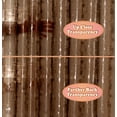 thumbnail image 4 of Shower Curtain Liner 3D Semi Transparent Heavy 8G Thick PEVA Waterproof Plastic Metal Grommets and Weighted Magnets 70 x 72 inches with Hooks Mosaic Dark Brown, 4 of 8