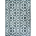 thumbnail image 5 of Unique Loom Outdoor Trellis Collection Area Rug - Tiles (10' x 14' 1" Rectangle Navy Blue/Ivory), 5 of 9