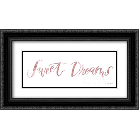 - Sweet Baby Girl II Pink 2x Matted 24x14 Black Ornate Framed Art Print by Jackson, Jenaya