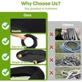 thumbnail image 4 of Upgraded 50FT Non-Expanding Garden Hose, Lightweight, Flexible Ultra-Light Water Hose, Burst-Resistant, Lead-Free, Anti-Kink, High-Pressure, 4 of 7