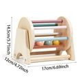 thumbnail image 3 of Hearth & Gear Textile Drum For Babies Teaching Tool Early Educational Textile Drum Modeling Textile Drum Color Learning Sensory Wood Privatizing Education Special Education Books Education in Movement, 3 of 7