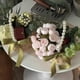 thumbnail image 4 of Pearl hand-held flower basket, wicker basket, souvenir flower basket, 4 of 5