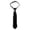 Black, variant on Kids Preppy Style Necktie Easy-on Uniform Tie for School and JK Style