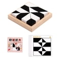 thumbnail image 2 of Liquidación de rompecabezas de bloques ocultos de madera para niños Staron (negro), rompecabezas de bloques ocultos de madera para niños, educación temprana, entrenamiento de pensamiento lógico,, 2 of 7