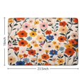 thumbnail image 5 of Pioneer Flower Floral Print Flannel Non Slip Door Rugs,Washable Door Mats Indoor,Decorative Door Mats,Dirt-Resistant and Absorbent Doormat for Entrance,Bedroom,Kitchen,Bathroom,23.5"x16", 5 of 5