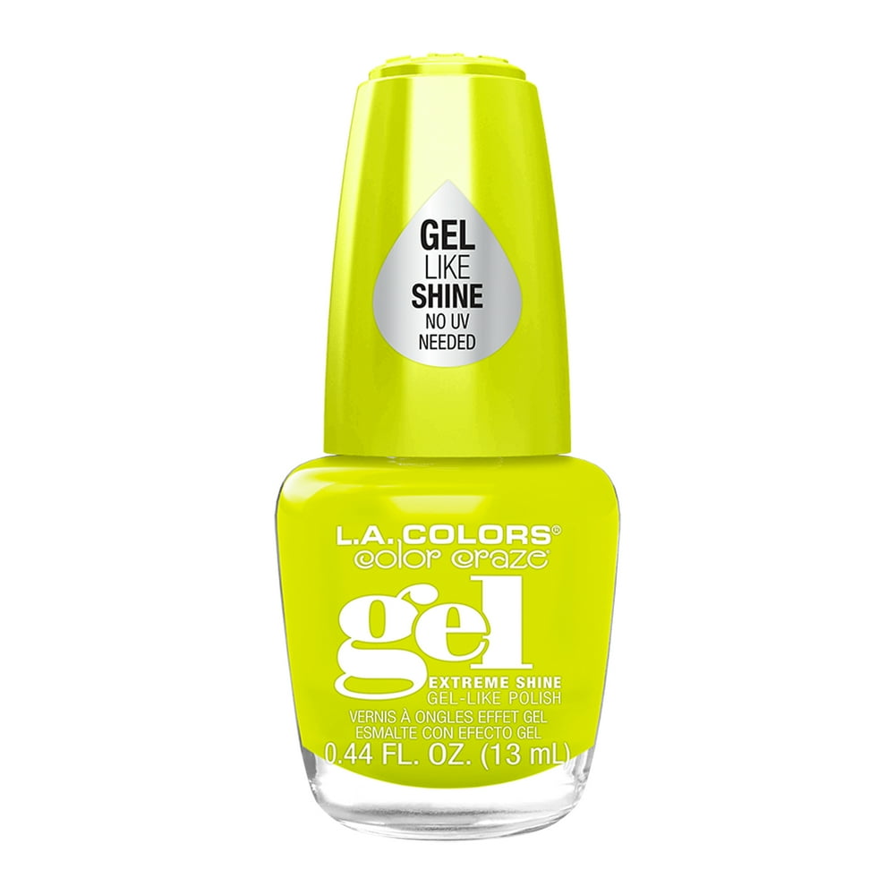 L.A. COLORS Gellike Nail Polish, Day Glow, 0.44 fl oz