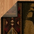 thumbnail image 4 of United Weavers Essence Bull Elk Lodge Multi Woven Polypropylene Area Rug, 4 of 4