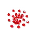 thumbnail image 4 of 24pcs Preciosa® Beads Czech Bicone(451 69 302 Rondelle) 90070 200 Light Siam AB 3mm Hole: 0.8mm, 4 of 6