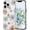 Blue Daisy, variant on Magnetic for iPhone 17e/16e Case Floral, Cute Clear Flower Cover for Women Girls Luxury Aesthetic Soft Plating [Compatible with Magsafe] Shockproof Phone Case for iPhone 16e/17e, Blossom