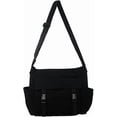 thumbnail image 6 of Canvas Messenger Bag Large Hobo Crossbody Bag with Multiple Pockets Canvas Shoulder Tote Bag for Women and Men, 6 of 7