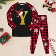 thumbnail image 2 of Huesdet Ensemble pour Garçons et Filles Pantalon Long Manches Longues Col Rond Imprimé 3D (3-4 Ans, Jaune Clair), 2 of 4