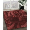 thumbnail image 3 of Ahgly Company Machine Washable Indoor Rectangle Transitional Red Area Rugs, 4' x 6', 3 of 7