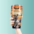 thumbnail image 3 of Mummy Bulldog Happy Halloween with Pumpkins Bats Spooky Fun 30oz Stainless Steel Tumbler Insulated Cup with Lid Dog Lover Gifts Idea - 00019, 3 of 5