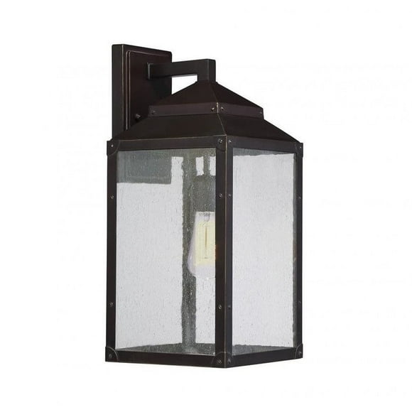 Savoy House Brennan Outdoor Wall Lantern in English Bronze with Gold