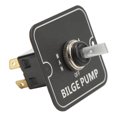 thumbnail image 3 of LED Bilge Pump Switch Panel, Bilge Pump Lighted Control Switch High  12/24V MAN OFF AUTO Sturdy With LED Indicator For Boat, 3 of 8