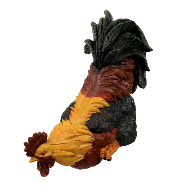 Outdoor And Indoor Hen Statue Funny Resin Animal Ornaments Chicken Garden Statue Resin A