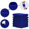 thumbnail image 2 of 6 Pcs Wrist Sweatbands Sports Wristbands for Competitions Absorbent Sweatbands for Basketball Tennis Football Running Working, 2 of 14