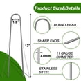 thumbnail image 2 of Estacas para Jardín AAGUT de Metal 30 cm para Riego por Goteo con 100 unidades, 2 of 7