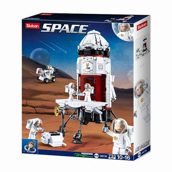 Sluban 738  Space Rocket Base Building Brick Kit (733 pcs)