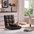 thumbnail image 2 of Alden Design Floor Sofa Chair with 14 Adjustable Positions, Brown, 2 of 10