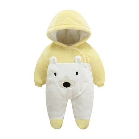 

Gubotare Baby Rompers Newborn Infant Baby Halloween Romper Pumpkin Sweatshirt Romper Oversized Crewneck Bodysuit Fall Winter Clothes Yellow 3-6 Months