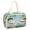 Blue, variant on Jiaoprinted Mexican Floral Travel Toiletry Bag for Women, Large Wide-open Makeup Bag, Colorful Flowers Bird Waterproof Cosmetic Bag Organizer with Handle
