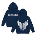 thumbnail image 5 of Girls Kids Graphic Zip Hoodie Sweatshirt for Casual Wear Comfort Knit Apparel for Girls Hoodie with Playful Print Size 4-5 Years, 5 of 8