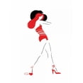 thumbnail image 3 of OnRei 12x14 Black Modern Framed Museum Art Print Titled - Work It Too, 3 of 5
