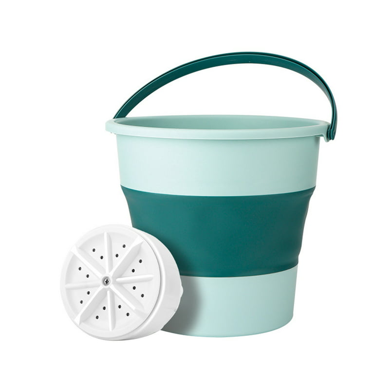 Collapsible Bucket with Handle Folding Laundry Tub Small Plastic