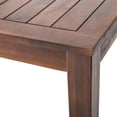 thumbnail image 3 of Benjara Feya Outdoor Dining Table- 69" Rectangular Top- Brown Acacia Wood, 3 of 10