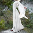thumbnail image 2 of LINMOUA Women Fall Winter Gothic Retro Solid Long Sleeve Ball Gowns Maxi Dress, 2 of 6