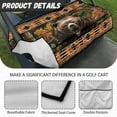 thumbnail image 5 of Yuyamidu Bear Golf Cart Seat Covers Southwest Aztec Golf Cart Seat Towel Blanket with 4 Front Pockets Fits in Club Car Other 2-Seat Golf Carts Suitable for All Seasons, 5 of 7