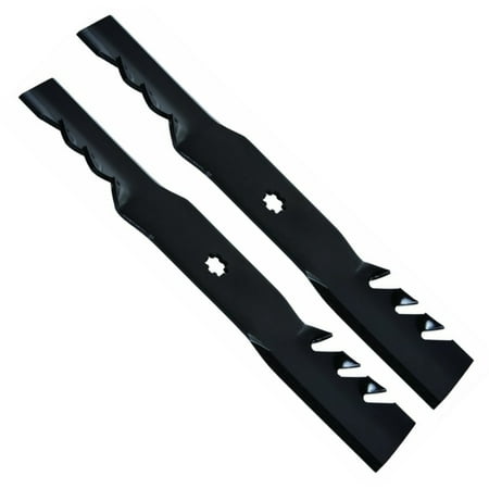 2 Pack 42 Gator Mulch Mower Blades John Deere Z225 Z235 LA125 LA135 592 615 Walmart
