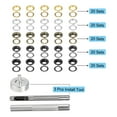 thumbnail image 2 of 5 Colors 5mm Inside Dia. 100 Sets 3/16" Copper Grommet Kit with 3 Install Tools, 2 of 6