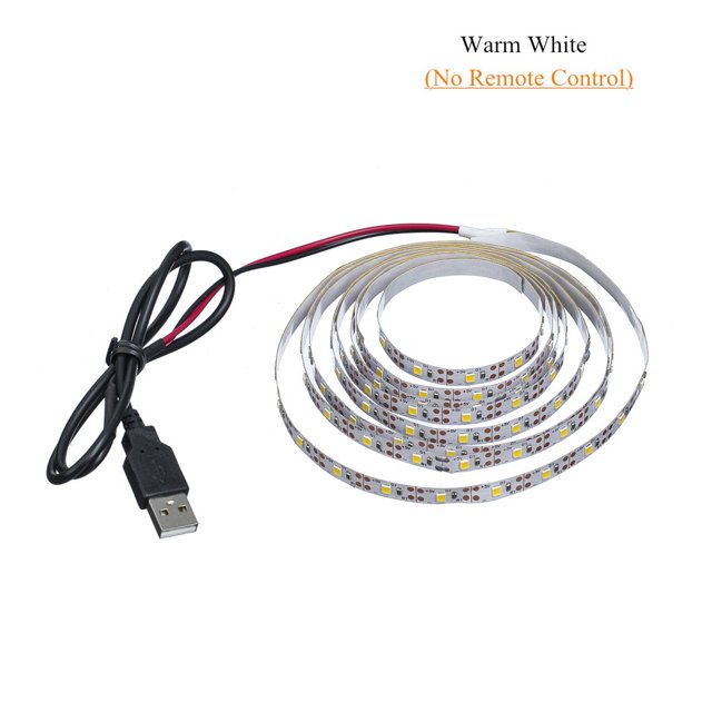 Barra de luz LED RGB alimentada por USB 2835, lámpara Flexible DIY, pantalla de TV, retroiluminación, fiesta, decoración de Hotel Gao Jiahui unisex